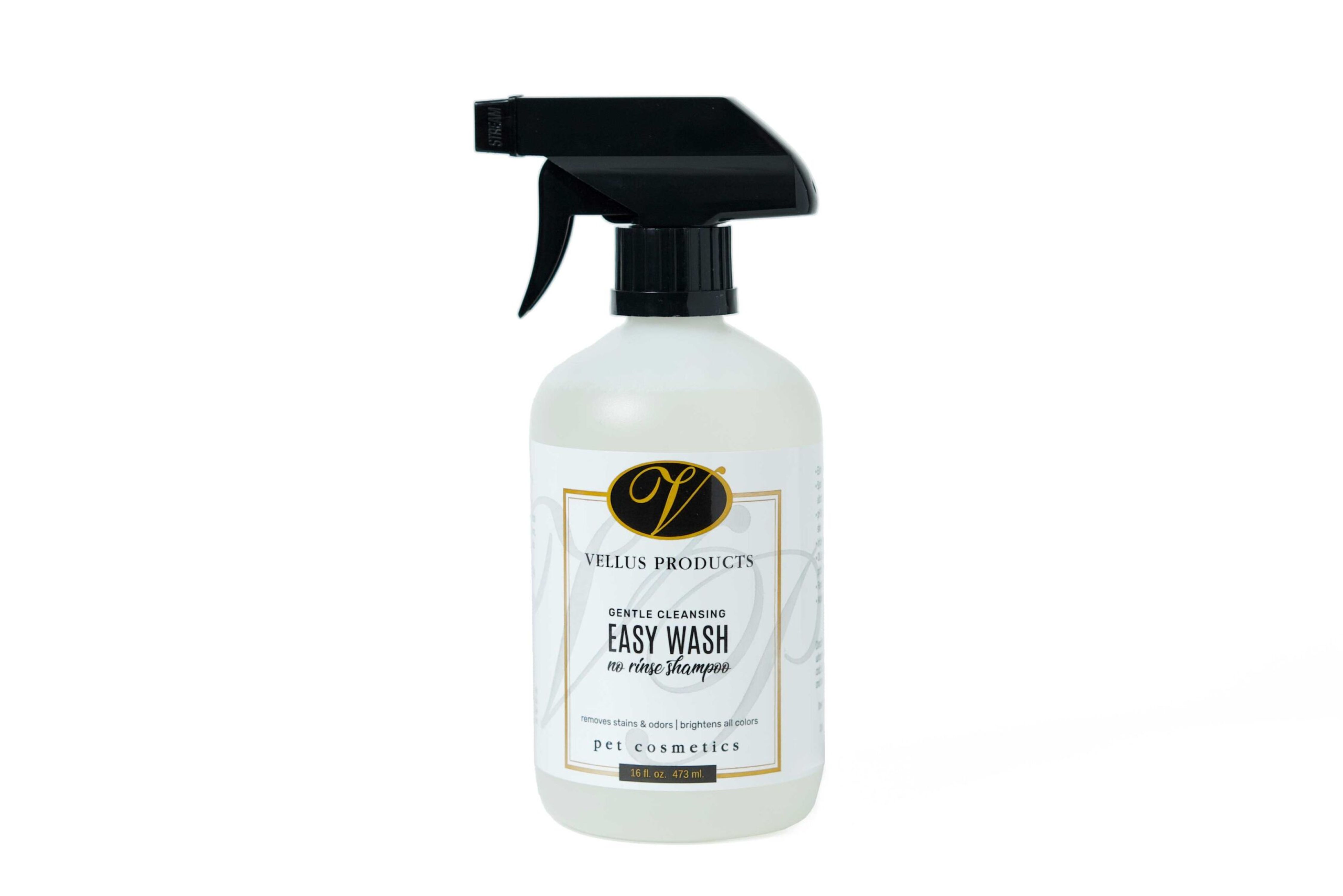 Vellus Easy Wash No Rinse Shampoo - clear formula 16oz