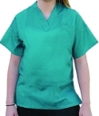 EZCare V Neck Scrubs Grooming Top Small