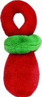 Christmas Plush & Squeaky Pacifier