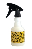 Spray Bottle 12oz Zebra or Leopard Print