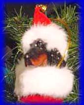Velvet Christmas Tree Stocking - Gorden Setter